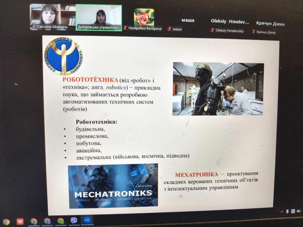 Профорієнтаційний захід "Прпофесії майбутнього" Профорієнтаційний захід "Прпофесії майбутнього"